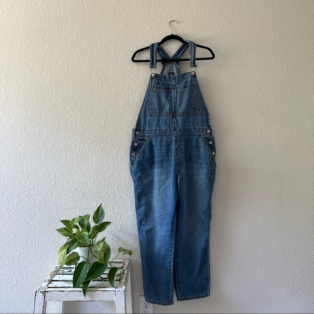 Gap Petite Denim Overalls